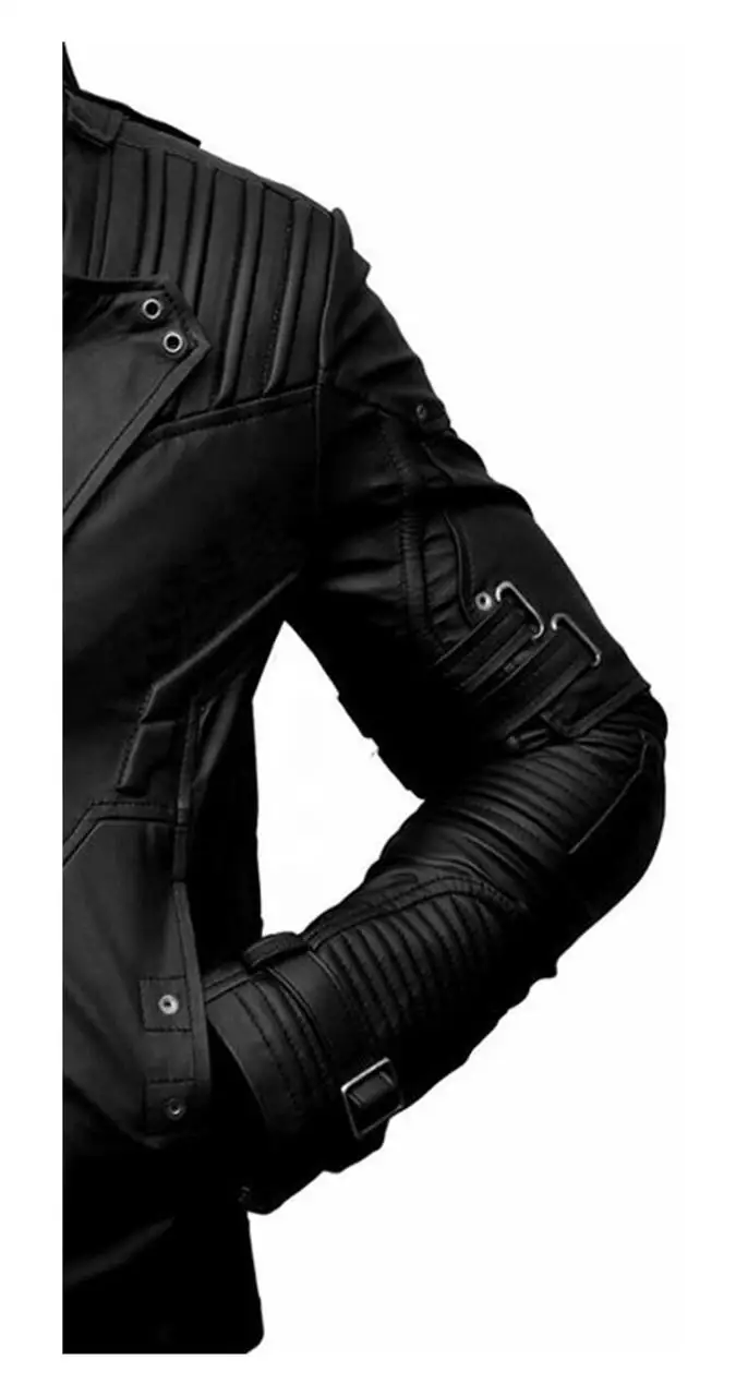 Горячая Распродажа 2022 Байкерская облегающая куртка из натуральной воловьей кожи с принтом Криса Пратта для Кафе Racer мужские куртки на заказ от производителя