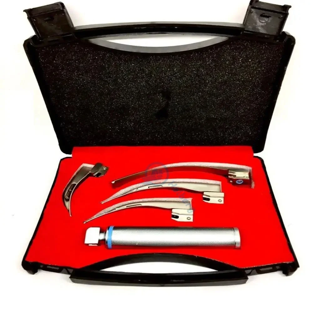 Laryngoscope for Larynx Examination Instruments Surgical medical set for throat test