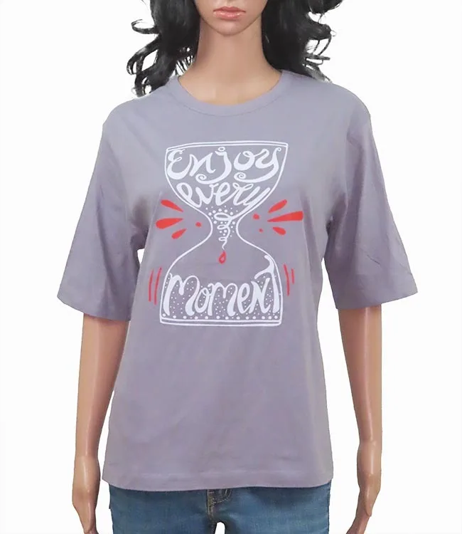 2024 High Quality Women T-shirt Custom Cotton and modal  Women Clothing T-shirt from india