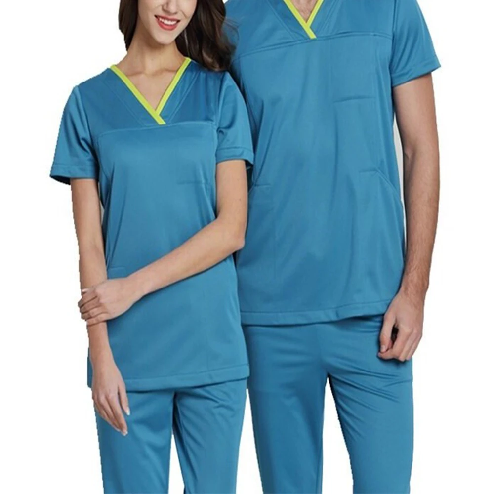 Custom Made OEM Comfortable Uni sex healthcare clinical medical scrubs stretch uniforms nursing scrub Suits Women