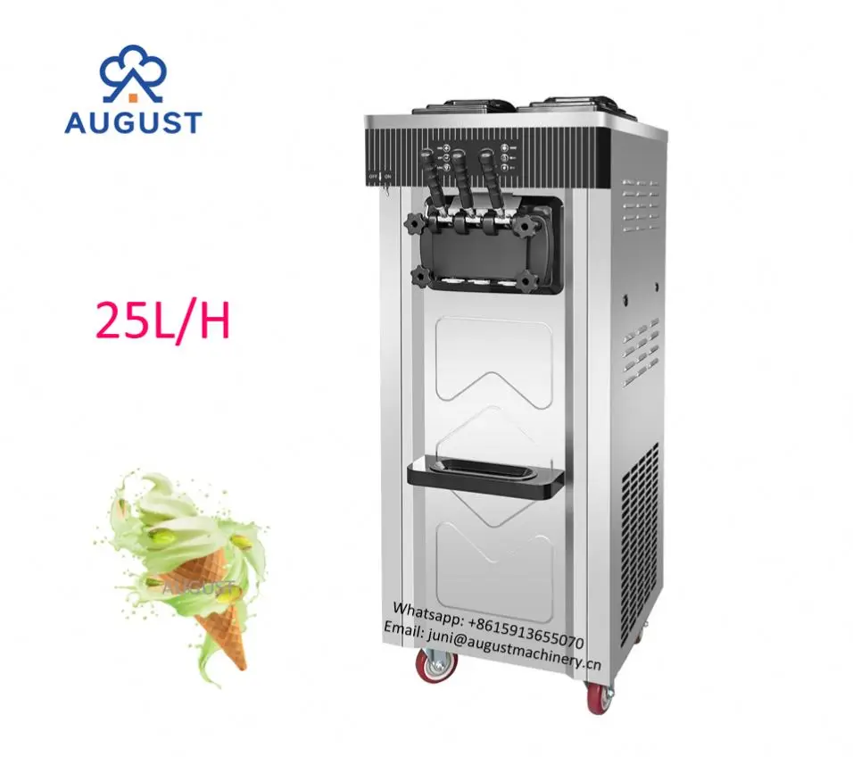 Ice Cream Maker Machine Glace Soft Ijs Machine A De Glace Pro Italienne Eismaschiene Gelatiera Autorefrigerante Professional