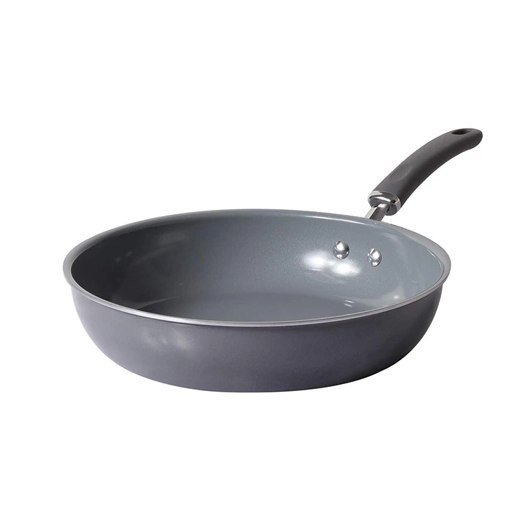 Big Frying Pans Professional Design Induction Base Hard Anodized Cooking Non Stick Pan With Lid For Sale At Best Price