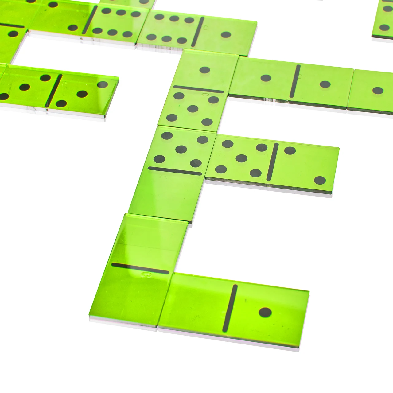 Unisex Domino Effect Lime Green Educational Toys Child-Kid Learning Games for Christmas Science Category Supplies Included