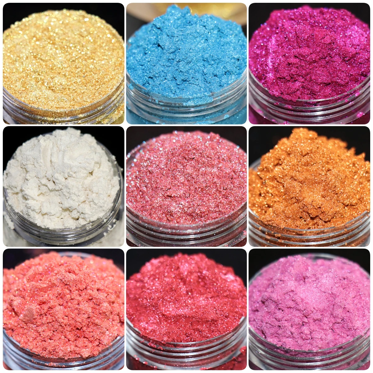 Wholesale Pearlescent Pigment Mica Shimmer Colored Pigment Mica Powder For Epoxy Resin