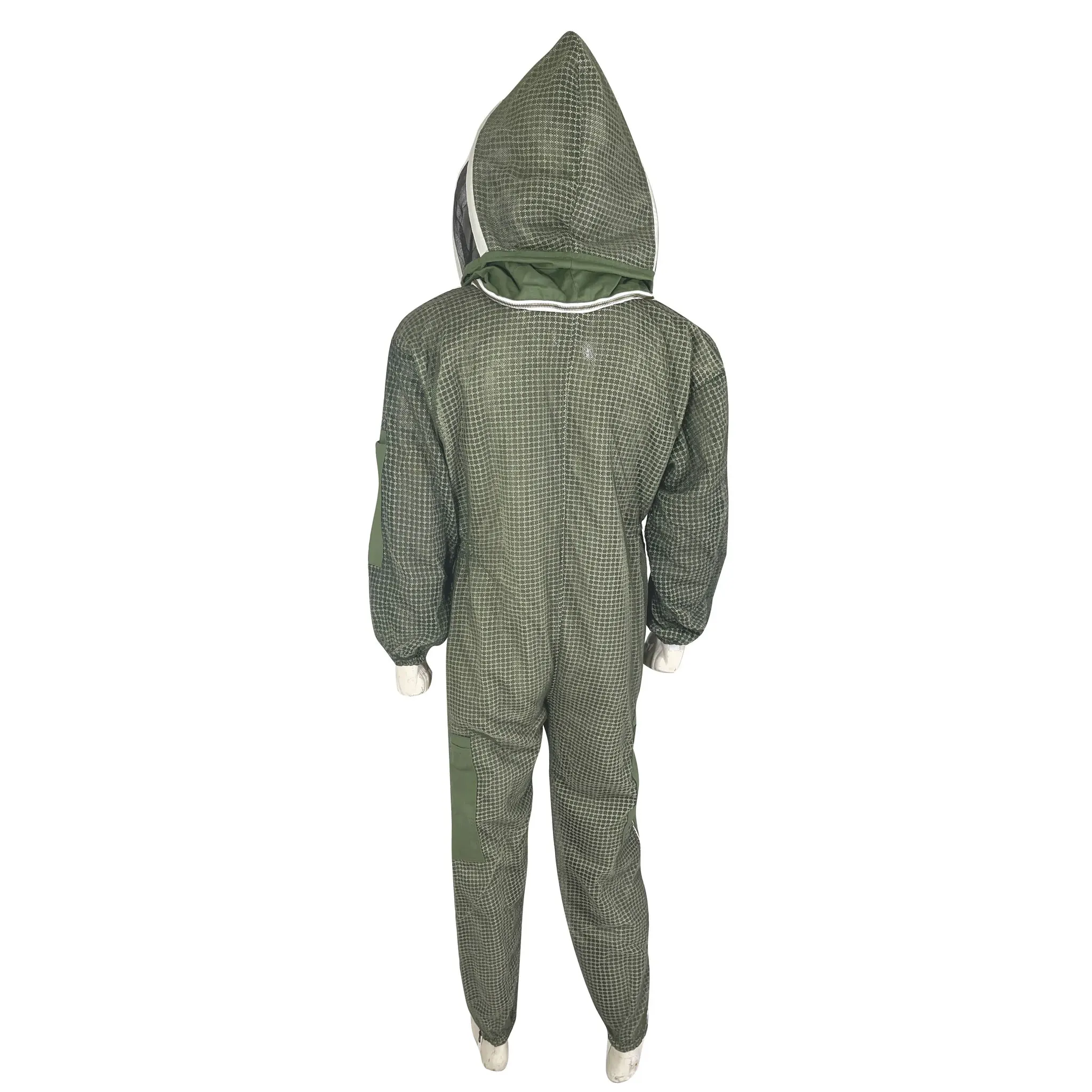 Olive Green beekeeping suit Ventilated with Fencing Veil