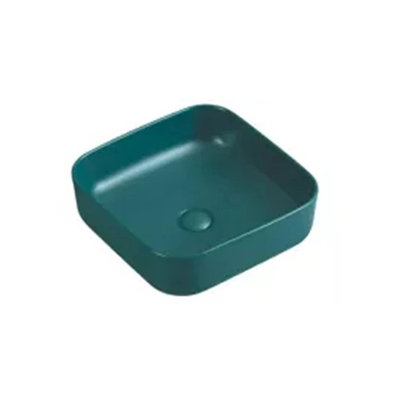 Sanitary Ware Customized Color Ceramic Art Hand Wash Basin Bathroom Matte Black Ceramic Sinks