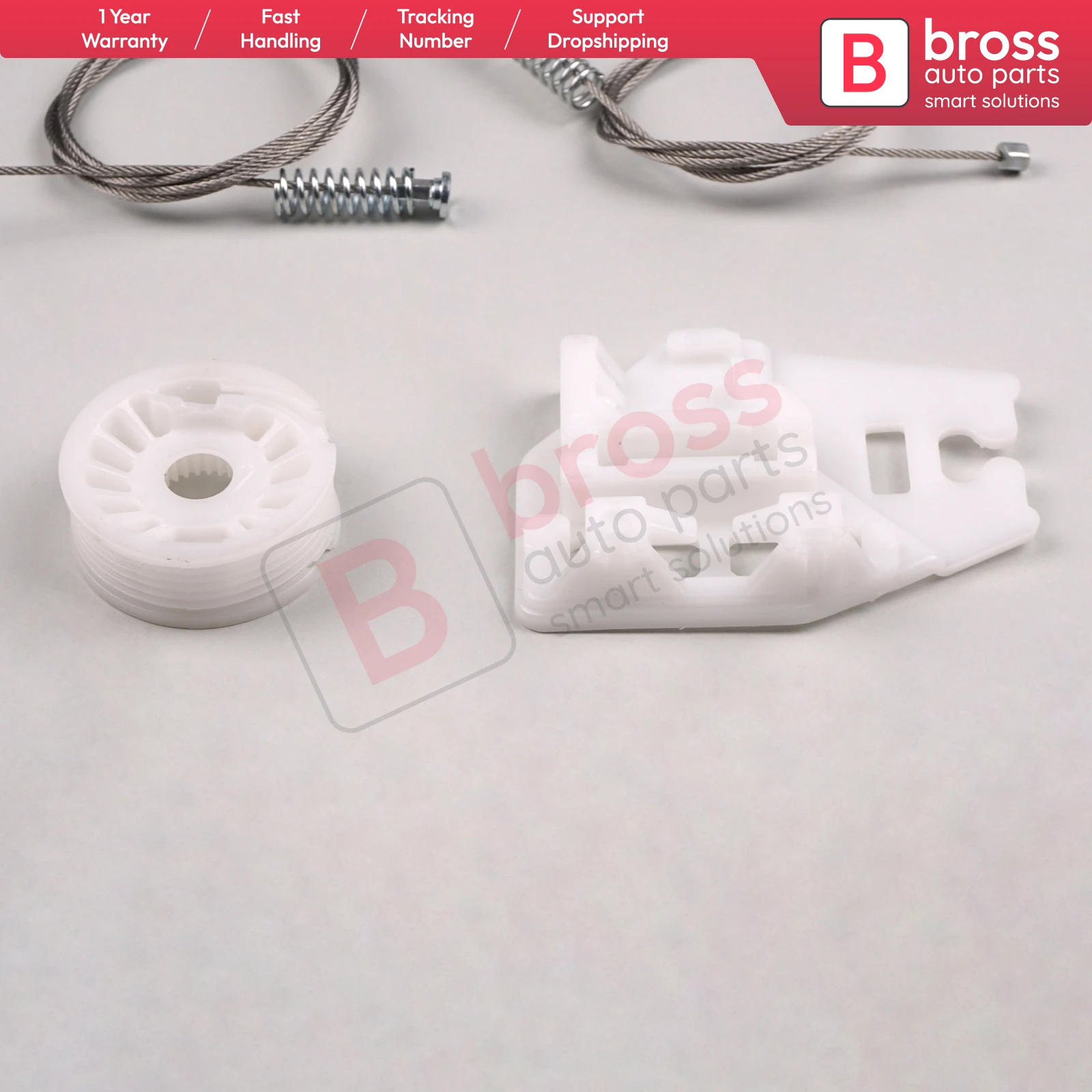 BWR504  Window Regulator Repair Kit Rear Right Door for 3 Series E46 1998-2005 4/5 Door 51358212100