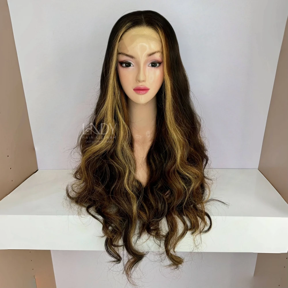 Most Popular Virgin Remy Hair Best Selling Beautiful Vietnames Piano Wavy Wigs and Closure Human Hair Extensions