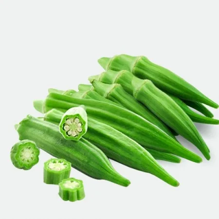 Качественные свежие зеленые OKRA/Сушеные