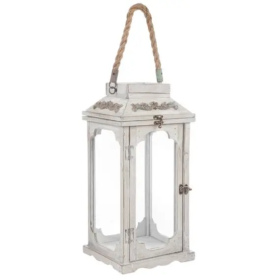 Modern Style Beautiful Hanging Galvanized & Wooden Lantern Manufacturer Vintage Candle Holder Best Holder For Crown Export