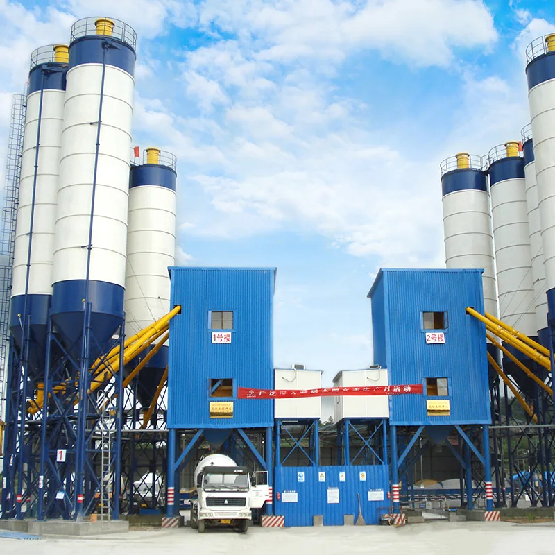 Concrete mixing station HZS25 HZS35 HSZ50 HZS60 concrete batching station