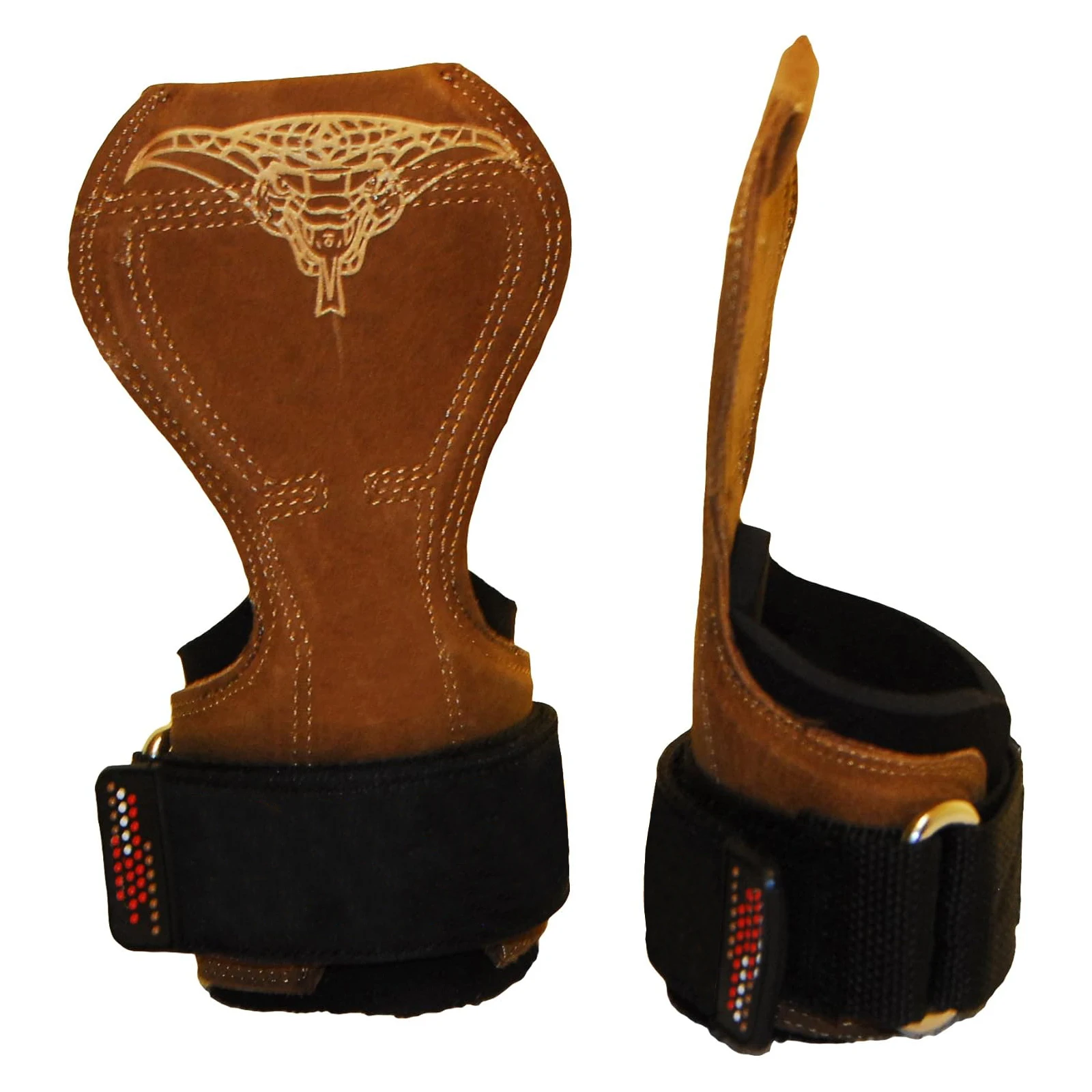 Best Cobra-Leather Grip Pad Gymnastics Grips Unisex Weight Lifting Cobra Grips Palm Protector Lifting Strap Accept OEM