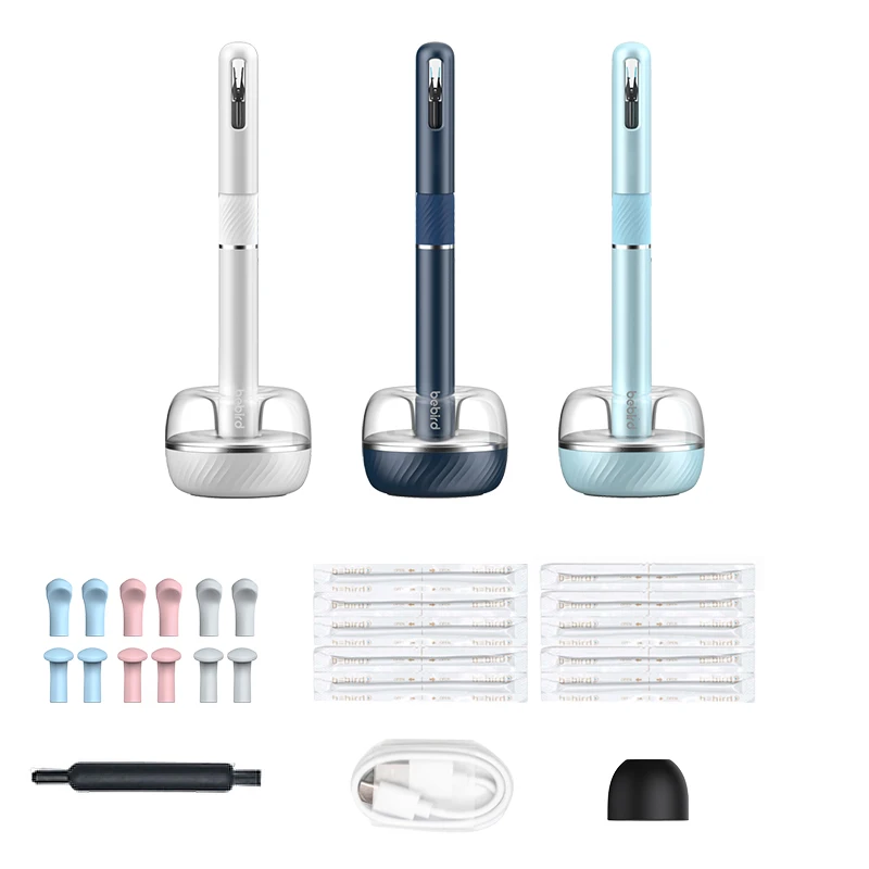 Unique gift Bebird 3 in 1 Note 5 pro robotic arm tweezers WiFi wireless ear cleaner with light