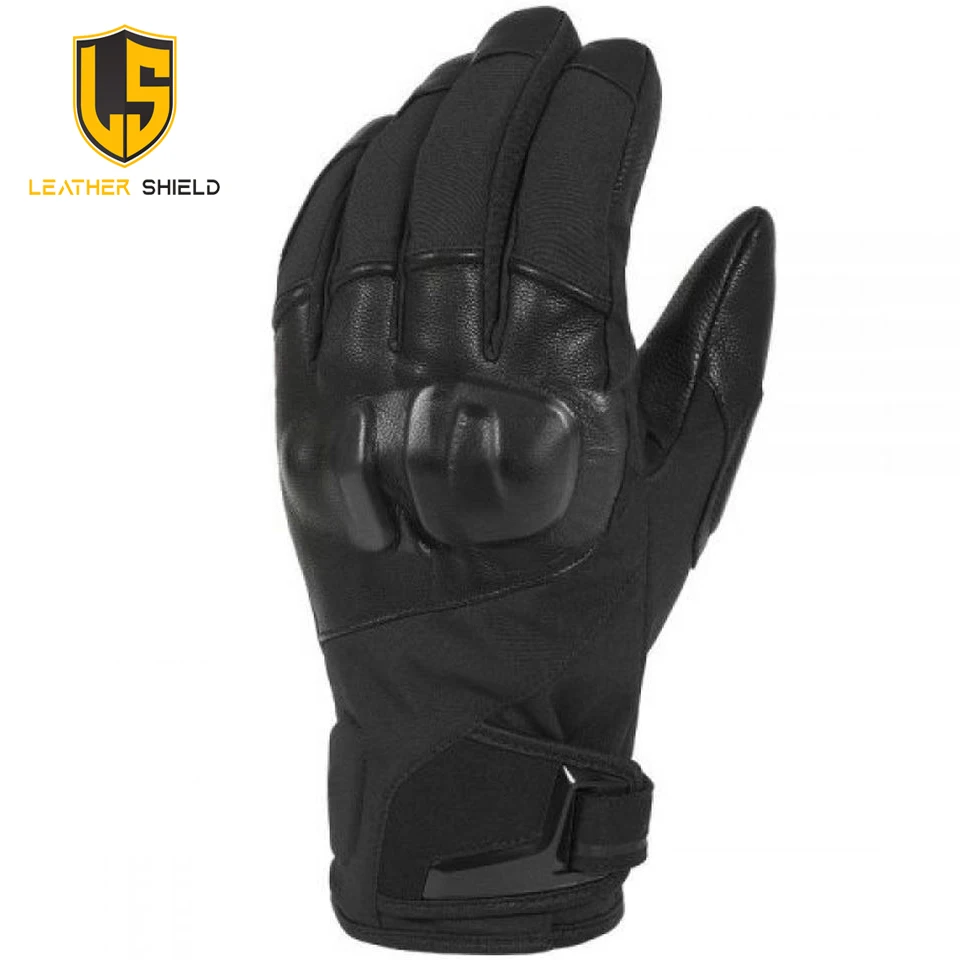 MOTOWOLF Leather Gloves Motorcycle Touchscreen Riding Bikers waterproof bike gloves For Winter