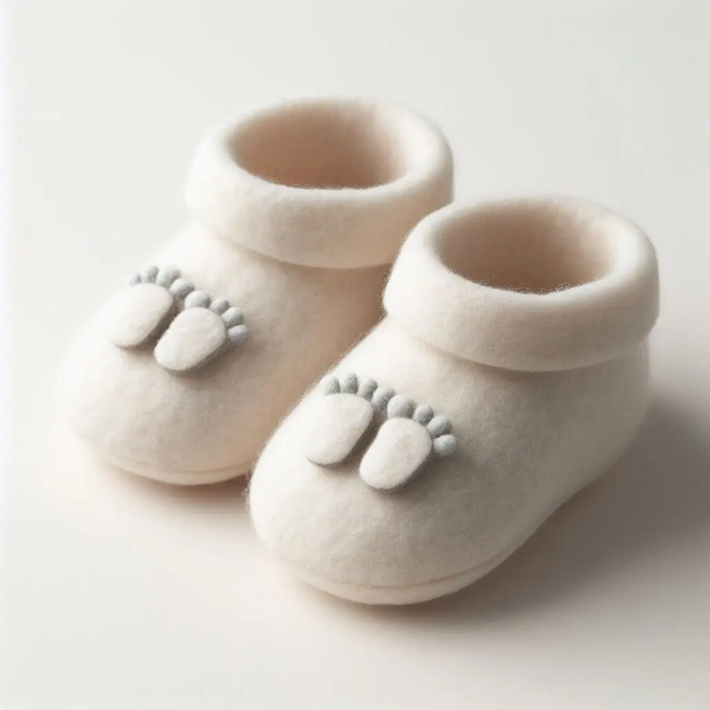 Felt Child Shoes: Natural Wool Footwear for Kids Eco-Friendly and Ethical Felt Child Shoes