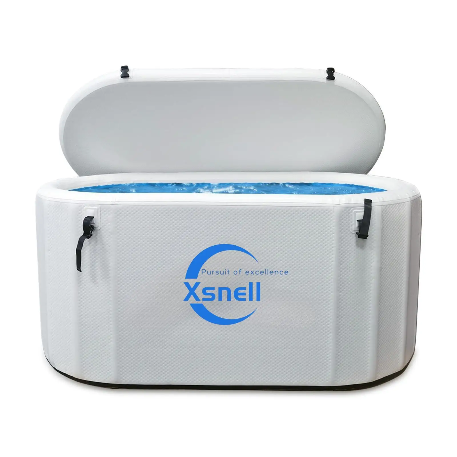XSNELL Convenient inflatable ice bathtub connective chiller insulated ice tub for fitness exercise body recovery