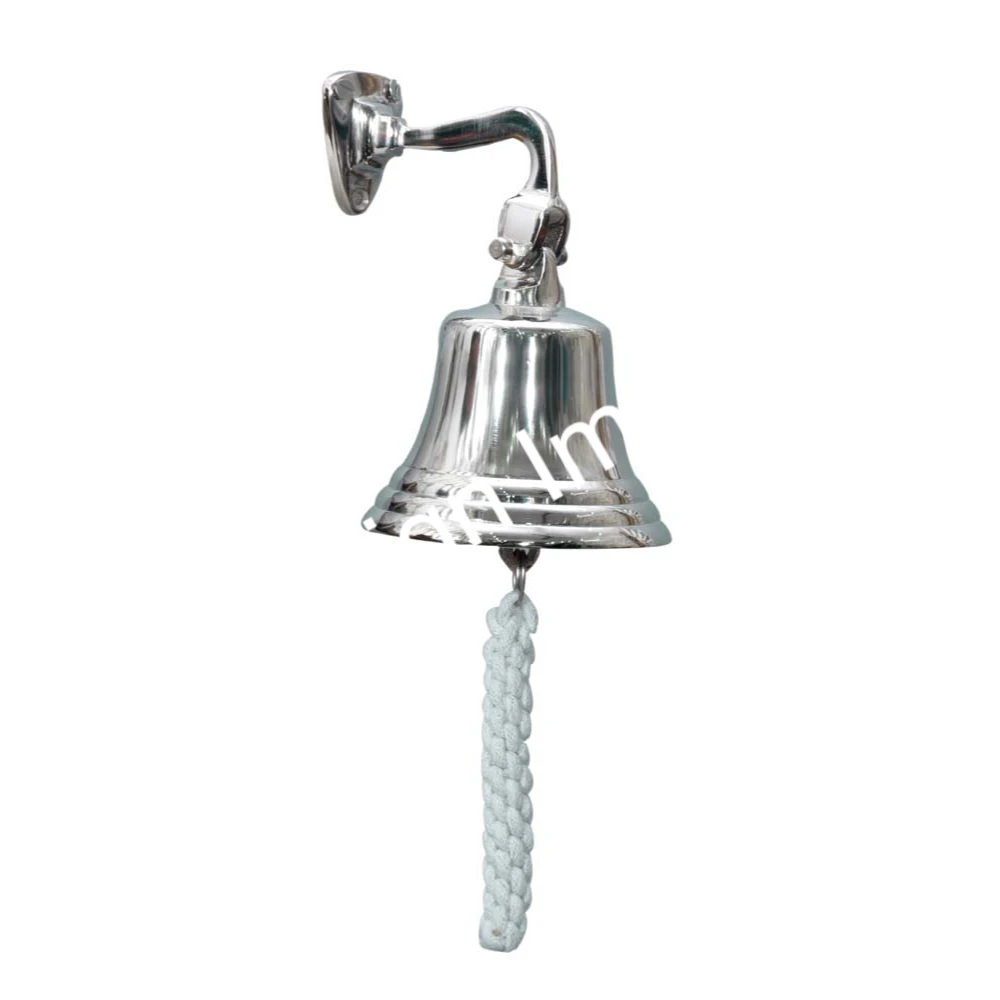 Wholesale High Quality Brass Bell Wall Hanging Custom Tibetan Style Luxury Ship Bell Wholesale Super selling brass Bells decors