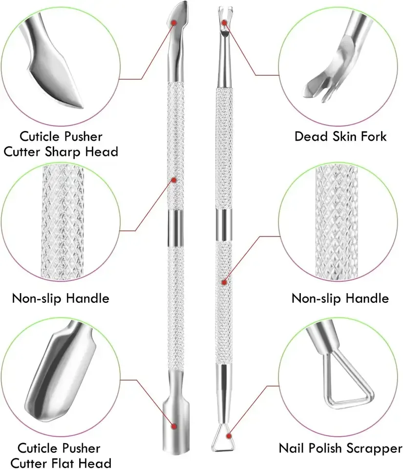 6.5mm Blade Stainless Steel Manicure Tools Fingernail Toenail Cuticle Nipper Trimmer Nail Clipper Cutter Cuticle Scissors Beauty