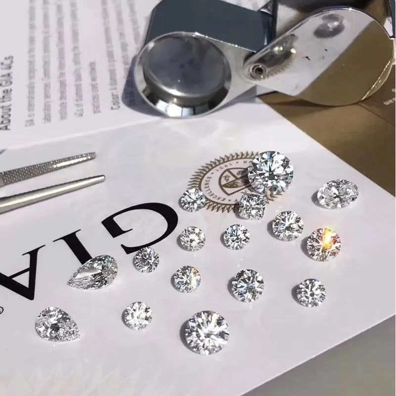 Wholesale Price round loose diamonds Factory price Cut round VVS1 certified diamond  natural loose diamonds