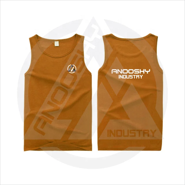 2024 Gym Vest Unisex Tank Top Bodybuilding Fitness Cotton Workout Singlet O-Neck Sporting Muscle Sleeveless Shirt Tank Top OEM