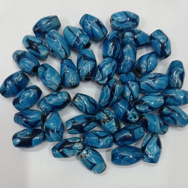 Mixed wholesale big hole beads Handmade Furnace Beads for Jewelry on sale Design from india manufacture Furnace Beads