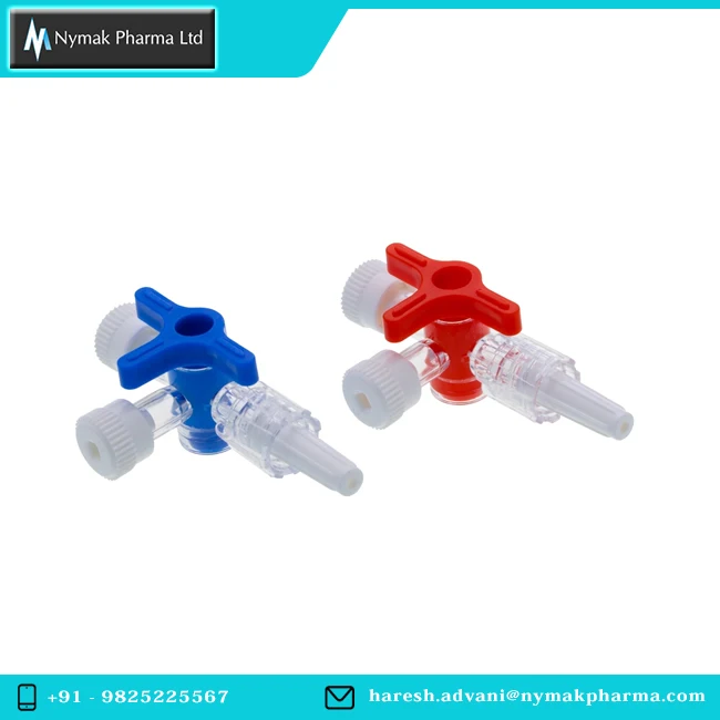 Syringe concealed medical grade luer 3 way stopcock manifold valve plastic pipe Stable Disposable device