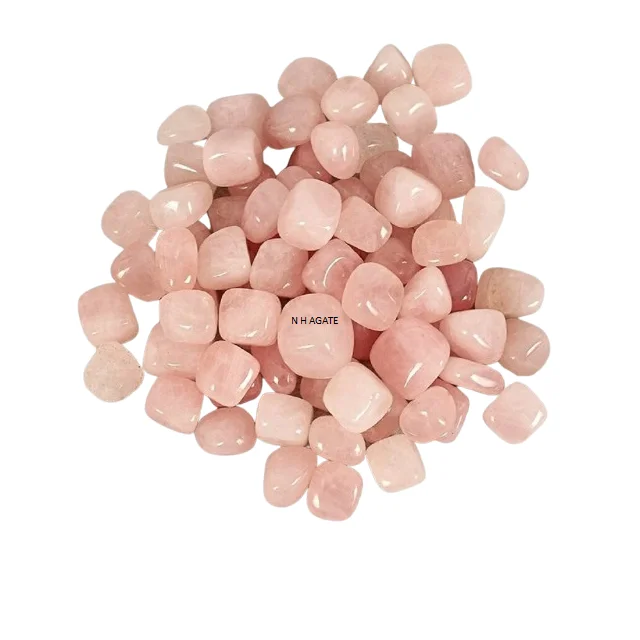 Bulk Wholesale Crystals Healing Gemstone Natural pink Rose Quartz Tumbled Stones for Sale