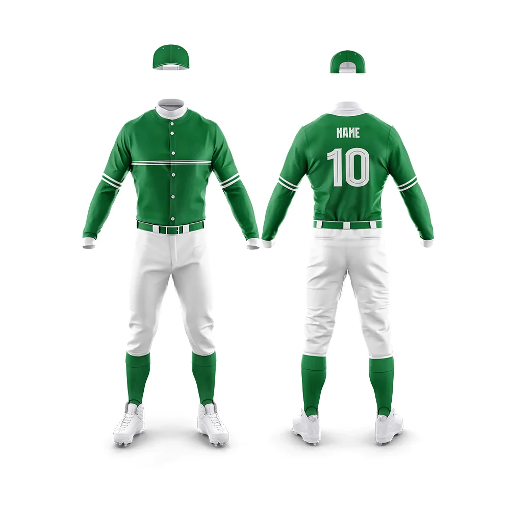 OEM Service Custom Made 100% Polyester Baseball & Softball Uniform Blank Pattern Sportswear Sets with Printed Techniques