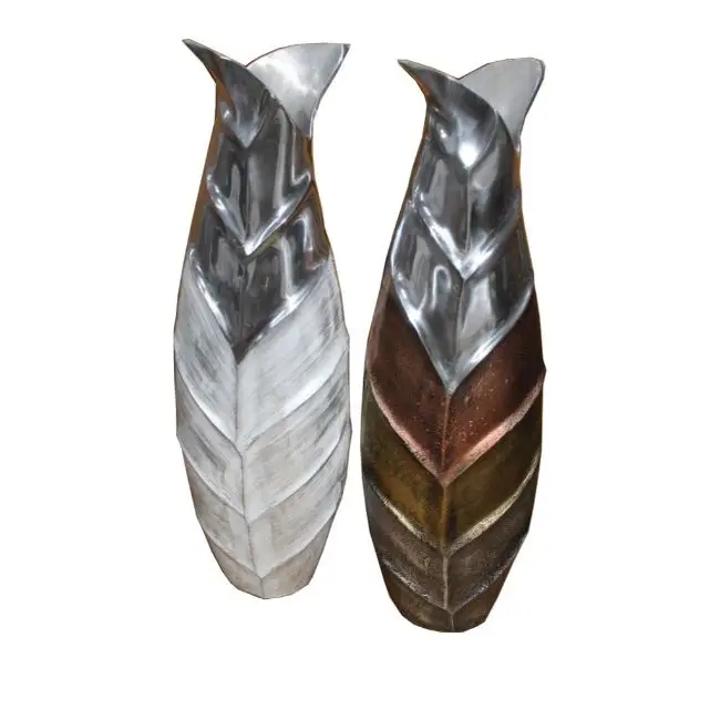 Nordic Minimalist Style Metal Vases Modern Centerpiece Wholesale Metal Vases at Bulk Selling Price from India