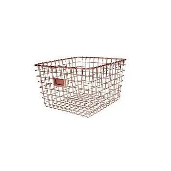 New Arrival Multifunctional Non-drilling Iron Basket Metal Round Iron Basket Beach Wire Mesh Basket For Wardrobe