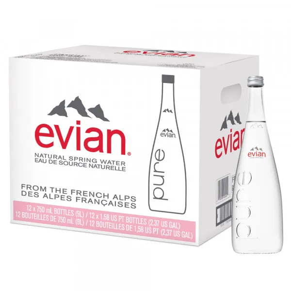 Evian Natural Mineral Spring Water 33cl, 50cl & 1.5ltr Low Price
