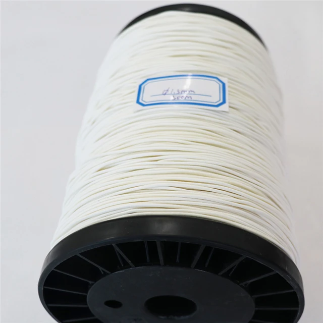 Diameter 1.5mm white silicone foam rubber string