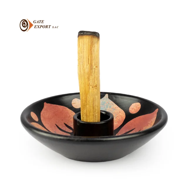 Wholesale 100% Peruvian PALO SANTO HOLDER Handmade Wood Artisan Work Cone Sandalwood Scent Aromatherapy Agarwood Packaged Boxes