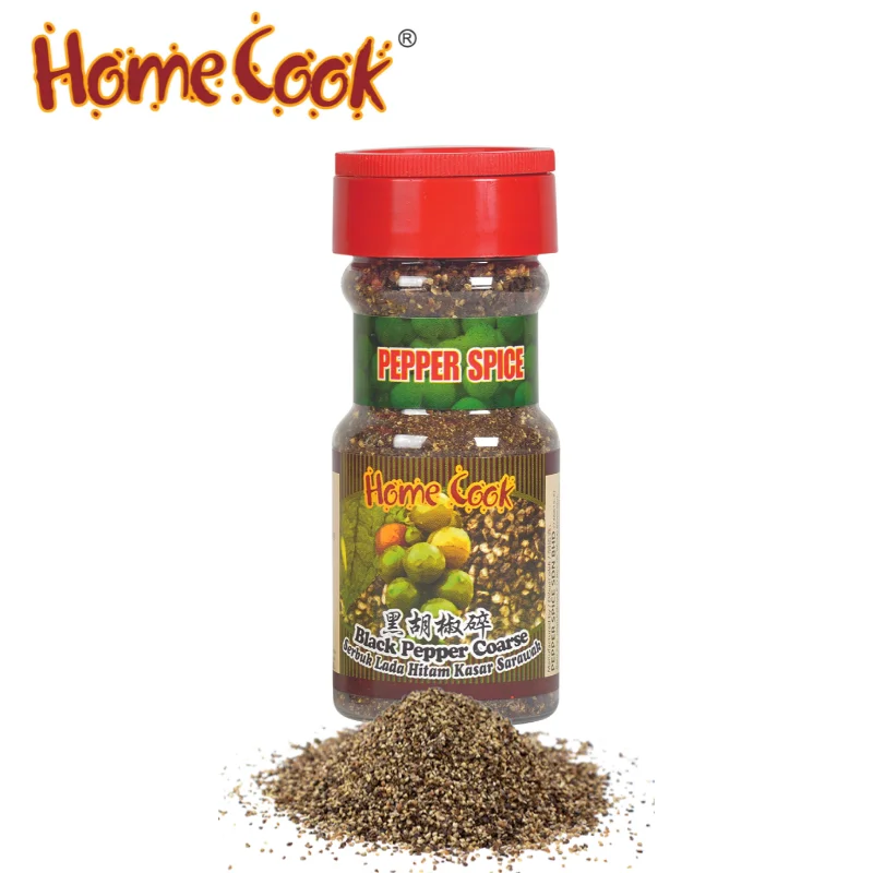 Popular Premium Grade Black Pepper Fine Crushed Ground 70g OEM Coarsely Ground Black Pepper AromaticMustard Flavor Sushi Sashimi