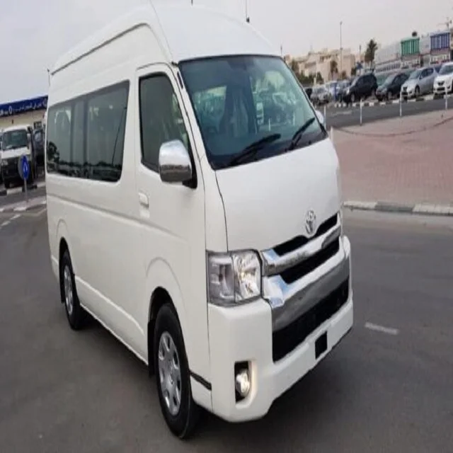 Довольно используемый 2014 для yota Hiace плоская крыша пригородного автобуса микроавтобуса автобус Макс дизельное радио
