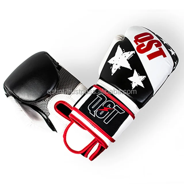 Fusion Style Premium Quality Boxing Gloves Multi Layer Foam Padded Boxing Training Gloves Napa Leather Made by QST Boxing Gloves