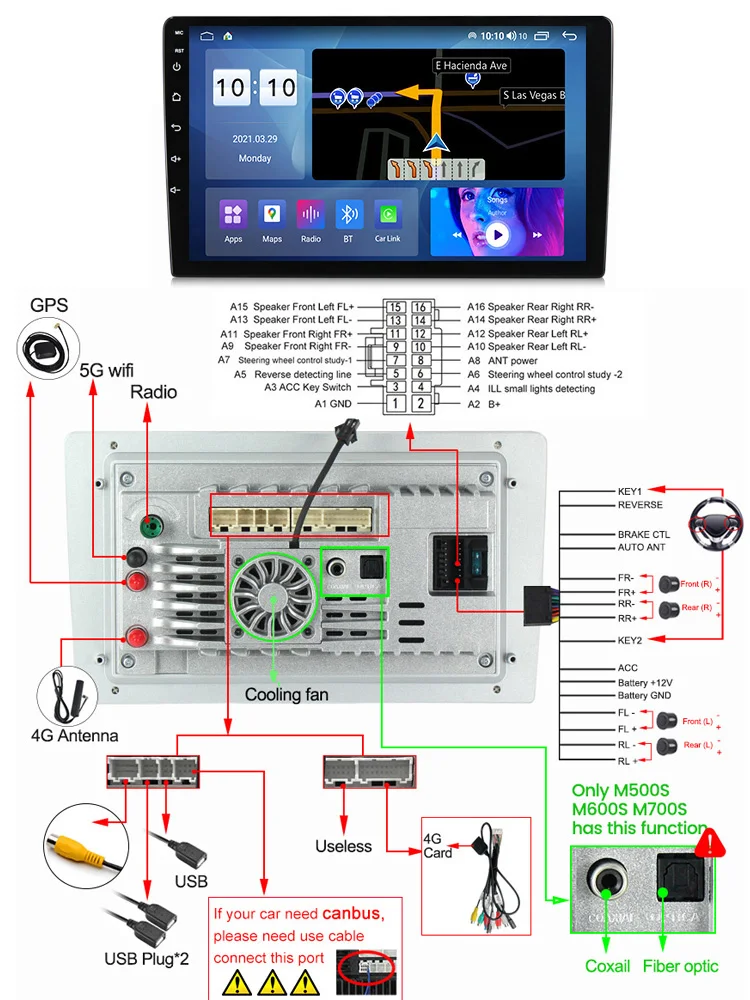 Navifly 7862 9863 Android 12 auto electronics for 9/10inch Host Device All Model Universal headunit android car radio