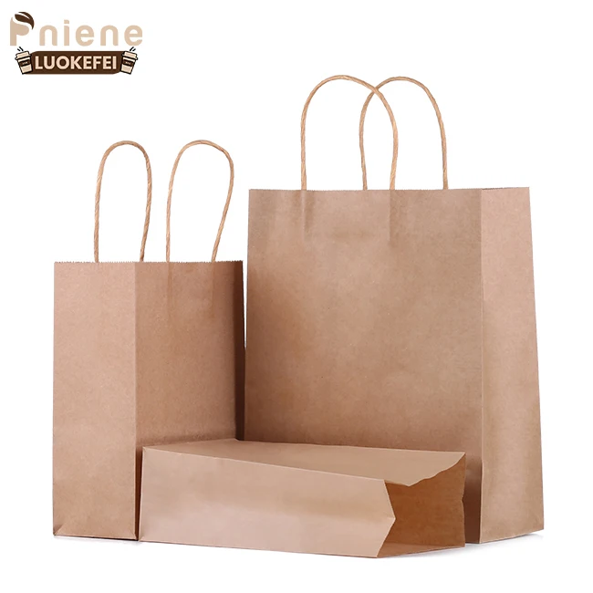 China factory direct take away paper craft bag biodegradable paper bag