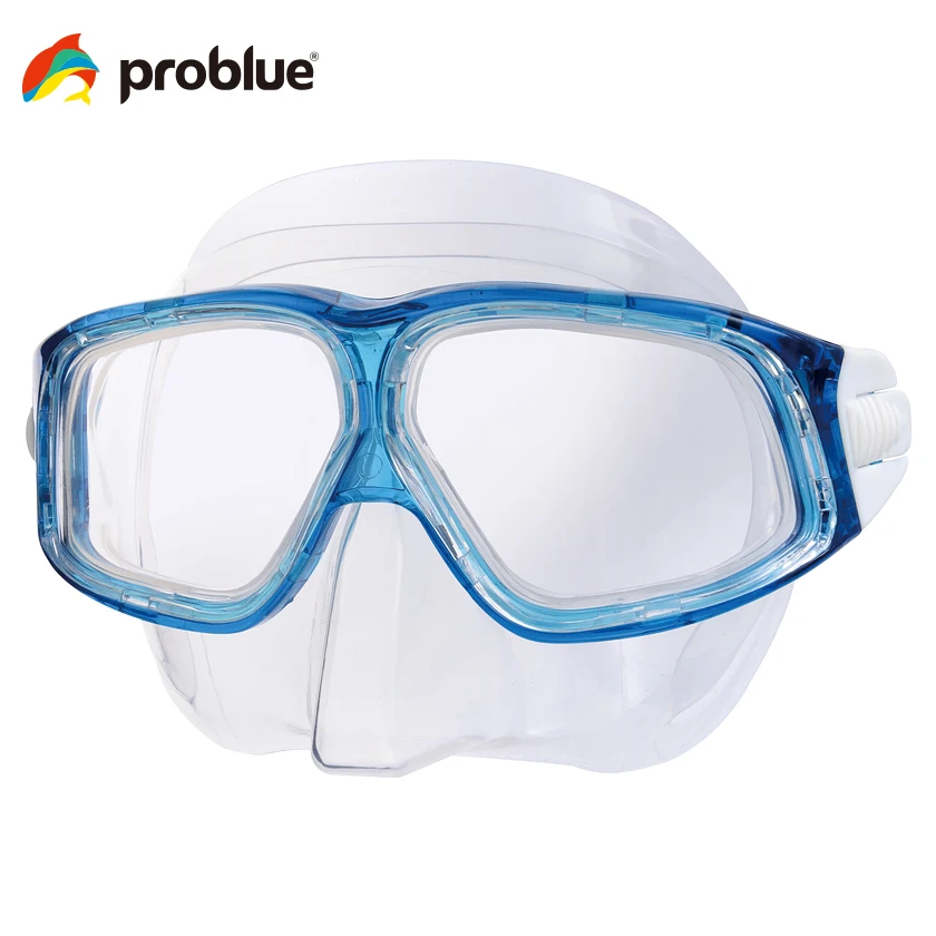 Adult Waterproof Anti-Fog Swim Mask with Custom Logo for Diving Scuba Diving Freediving Sports with Snorkel Feature OEM Accepted