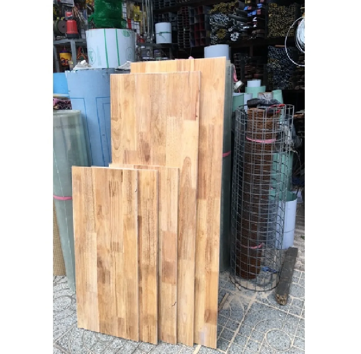 Certified Factory sales high-quality rubber wood finger joint board rubber wood core veneer rubber wood