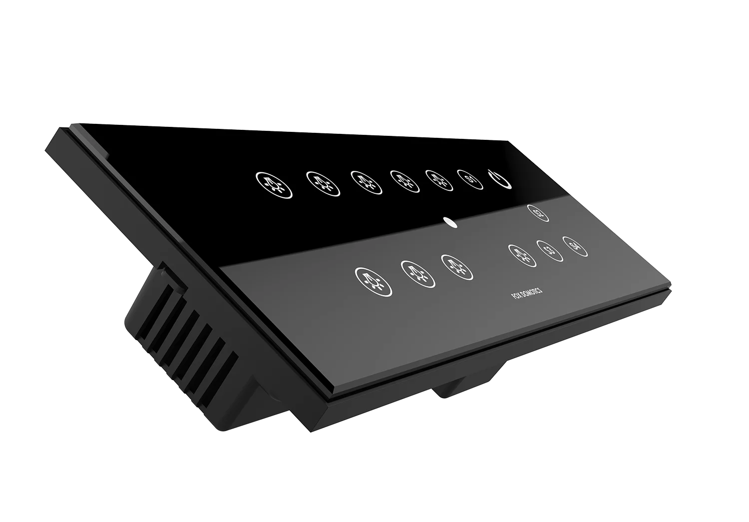 Smart Switch 8 Gang Toughened Glass Crystal Panel Sensitive Touch Remote Control WIFI Light Switch