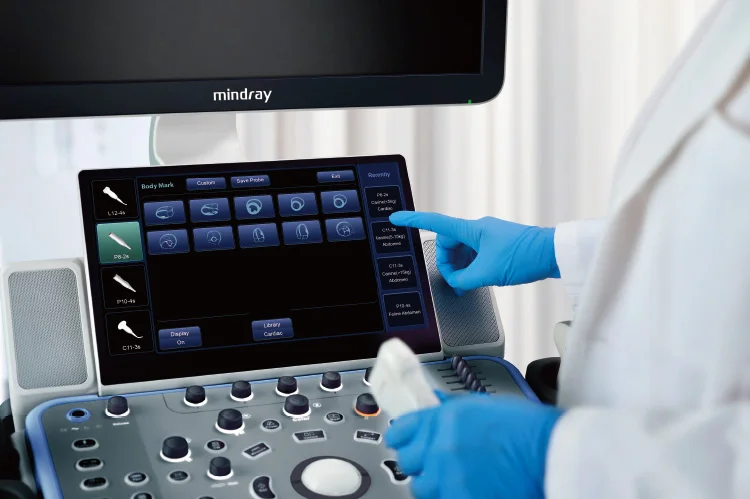 Mindray Vetus 8 Cart-Based Ultrasound Imaging System With Trolley For Veterinary/Animal/Vet Use