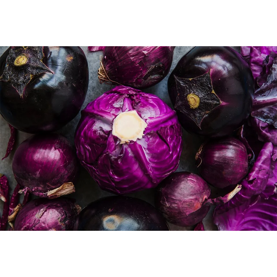 Высокое качество, различные овощи, свежая фиолетовая капуста, сделано во вьетнаме по конкурентоспособной цене, экспорт по всему миру