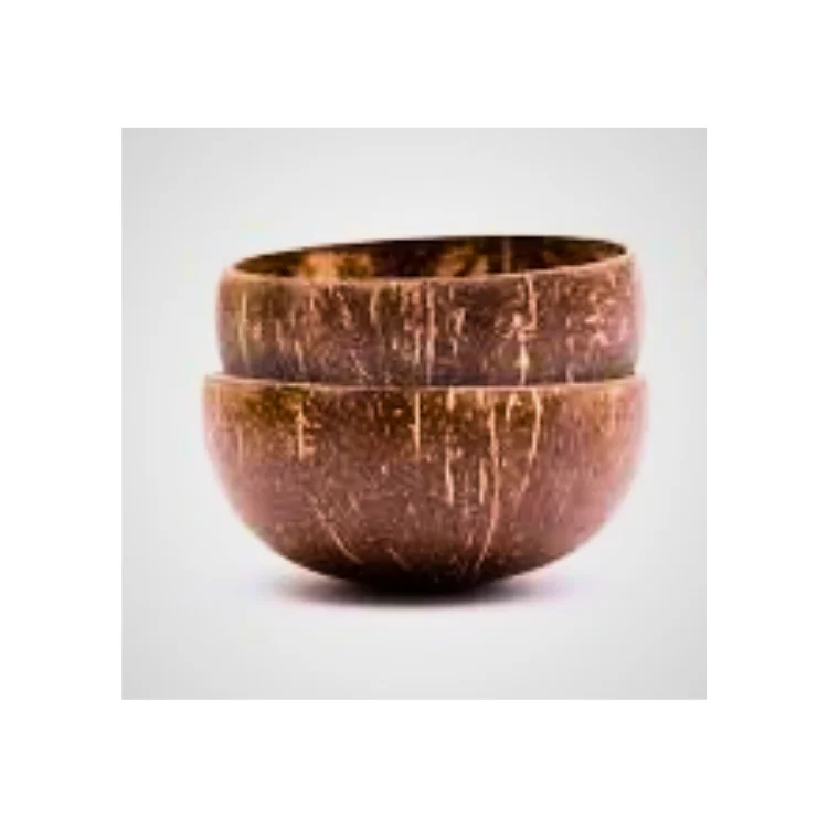 Coconut Bowl Shell Wholesale Environment Friendly Handicraft Salad Bowl Ready To Ship From Vietnam Manufacturer