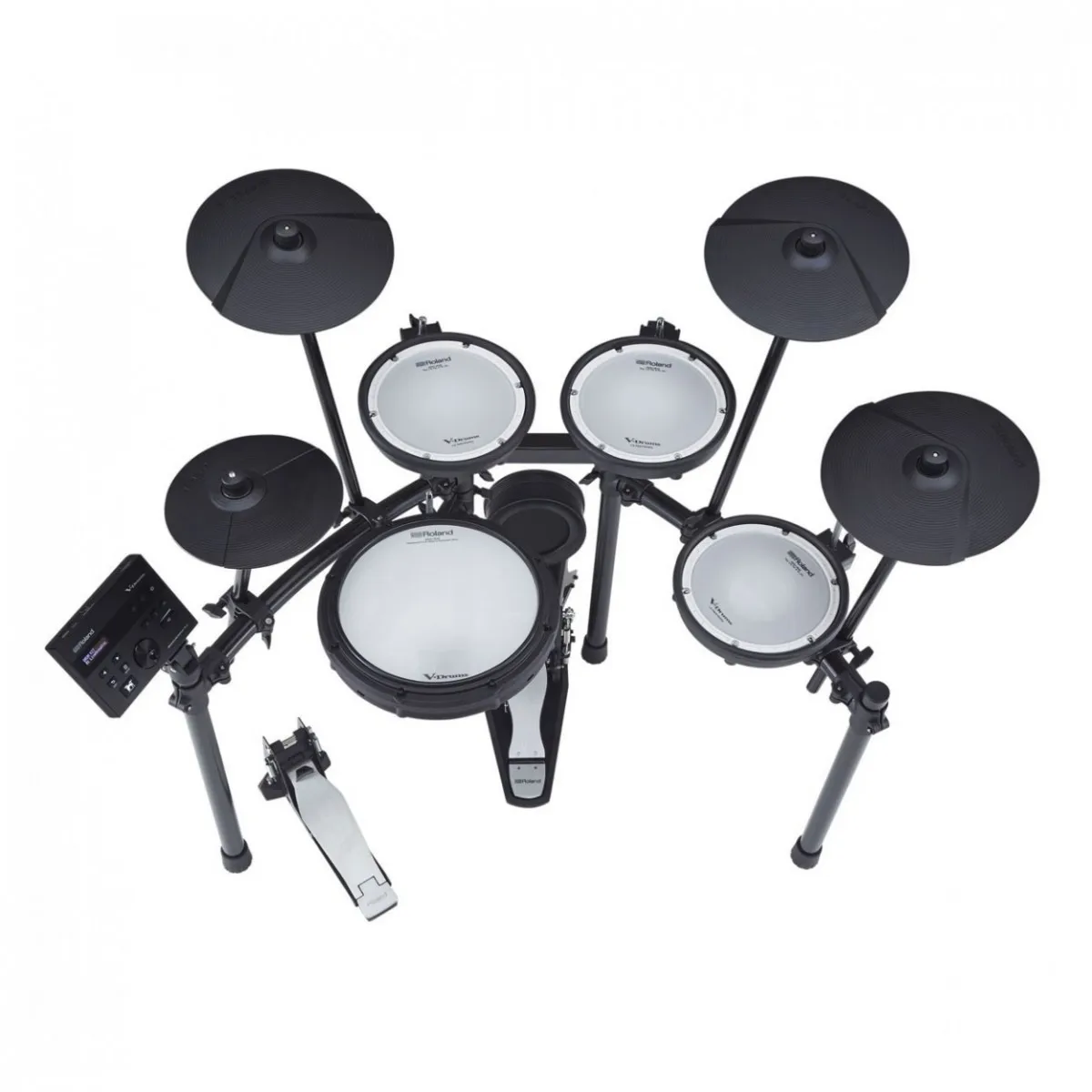 Rolland TD-07KX V-Drums Electronic Drum Kit Double Kick Bundle