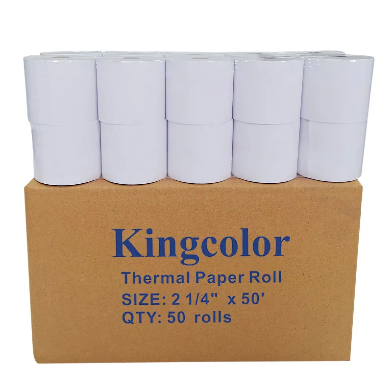 BPA Free 57mm 80x80 Cash Register Paper Roll Thermal Fax Paper For 70gsm Pos Atm Roll