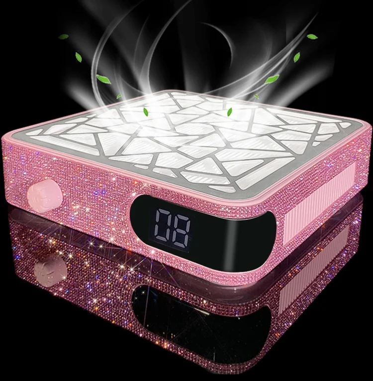 Professional Nail Dust Collector Powerful Vacuum Fan Vent Nails Dust Collector Extractor Electric For Nail Salon