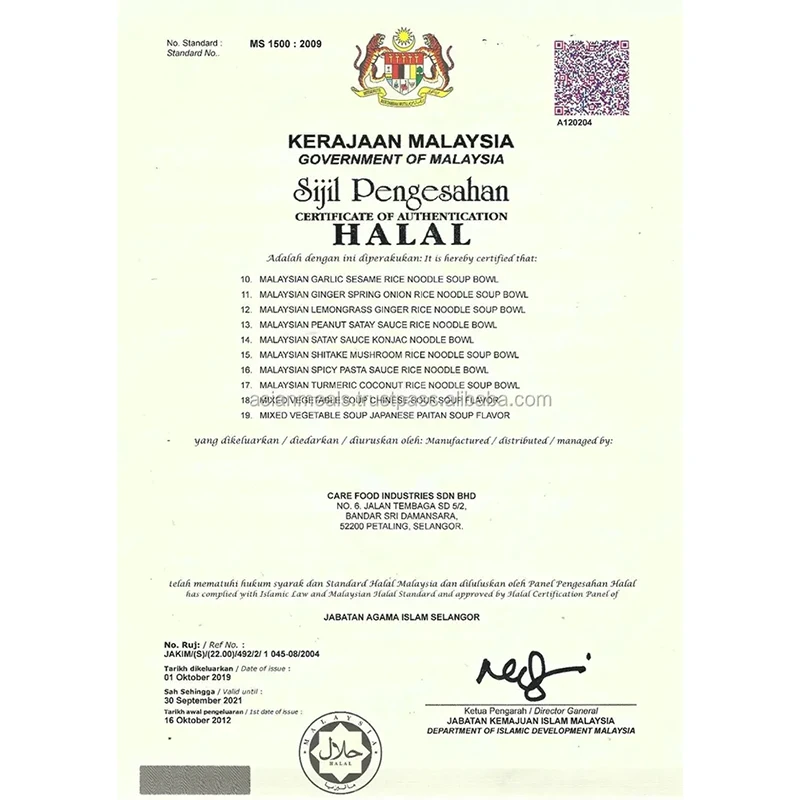 Best Selling Price Malaysia Halal Instant Mixed Vegetables Soup with Well-balance Freshness Sour Flavor