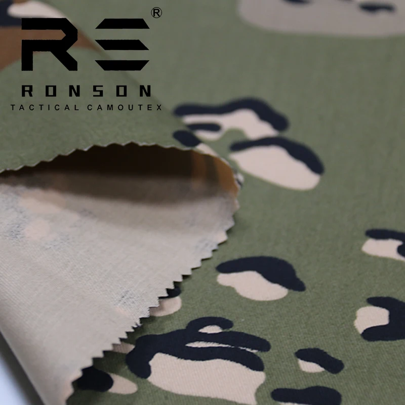 NC Iraq Six Color Desert Camouflage Printed Tactical Nylon Cotton Camouflage Tactical Fabric