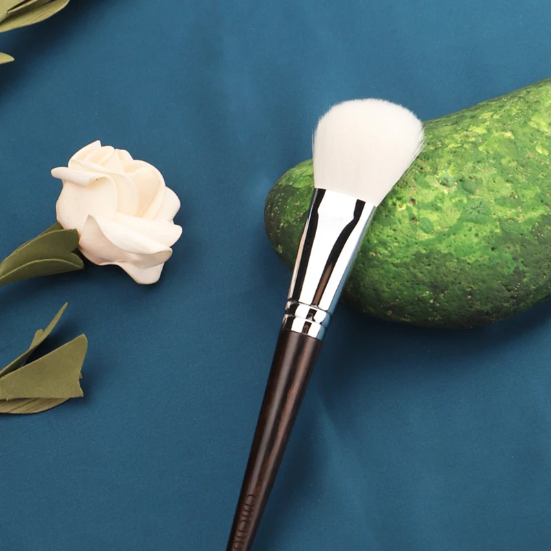 011 Ebony Handle 41Pcs Makeup Brushes Angled Contour Blending Brush Natural Goat Hair And Synthetic Hair